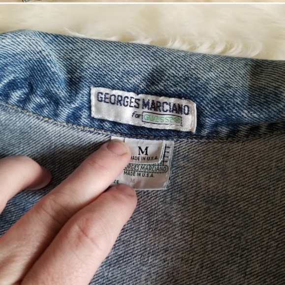 Chemise Manches Longues GUESS Georges Marciano Vintage - Style Western à Carreaux